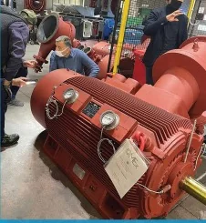 Industrial electrical motor and equipment